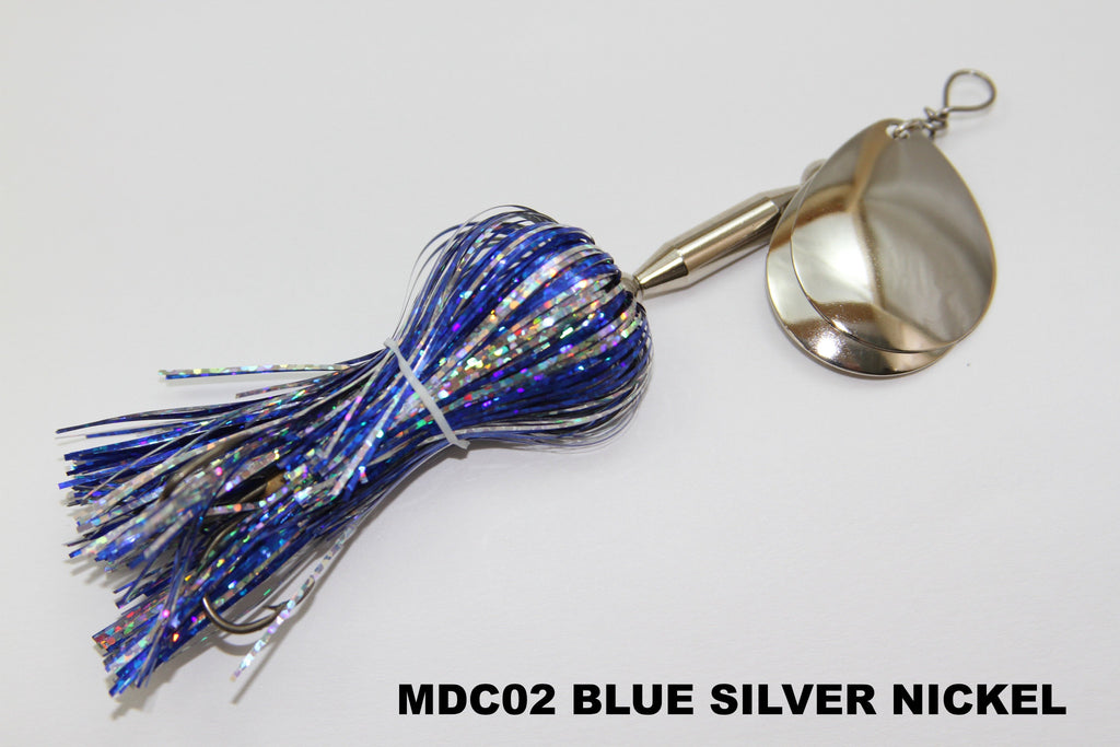 double cowgirl fishing lure with inline sinker MDC (Micro Double Cowgirl) – Musky Mayhem Tackle llc