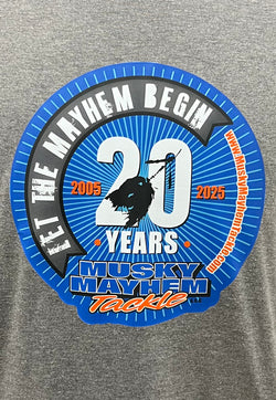 20 YEARS OF MAYHEM T SHIRT