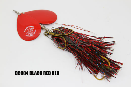 Musky Mayhem Double Cowgirl Black Red/Red