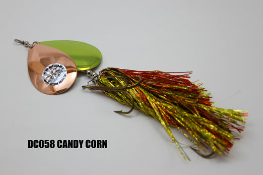 double cowgirl fishing lure with inline sinker DOUBLE COWGIRL – Musky Mayhem Tackle llc